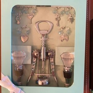 Wild By Design 9 piece “princess collection” wine set in box - never used